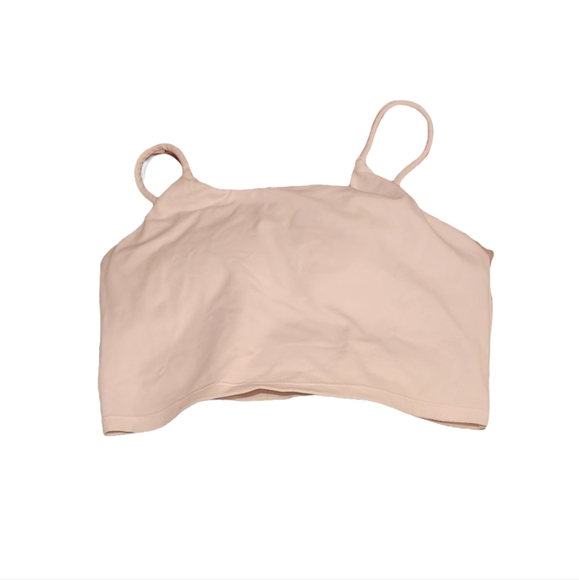 White Crop Bra Tank - Picture 1 of 6